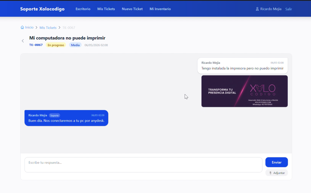 Paso 10: Conversa con el equipo de soporte